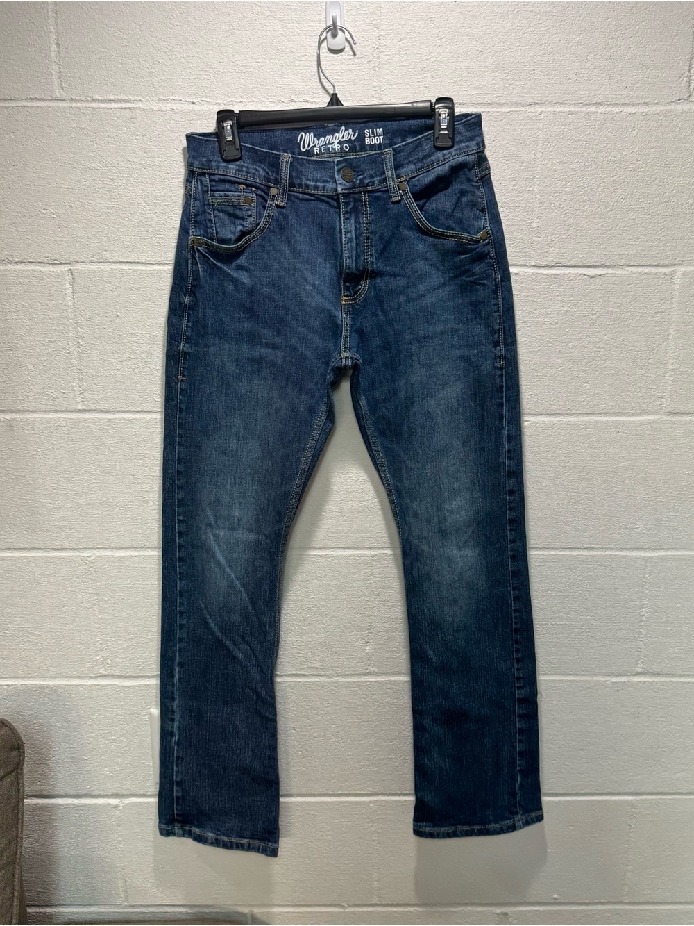 Wrangler Retro Slim Boot Jeans 30x32 Medium Wash